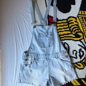 YMI Short Denim Overalls